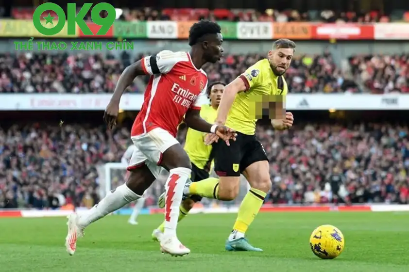 Burnley khó ngăn cản được Arsenal