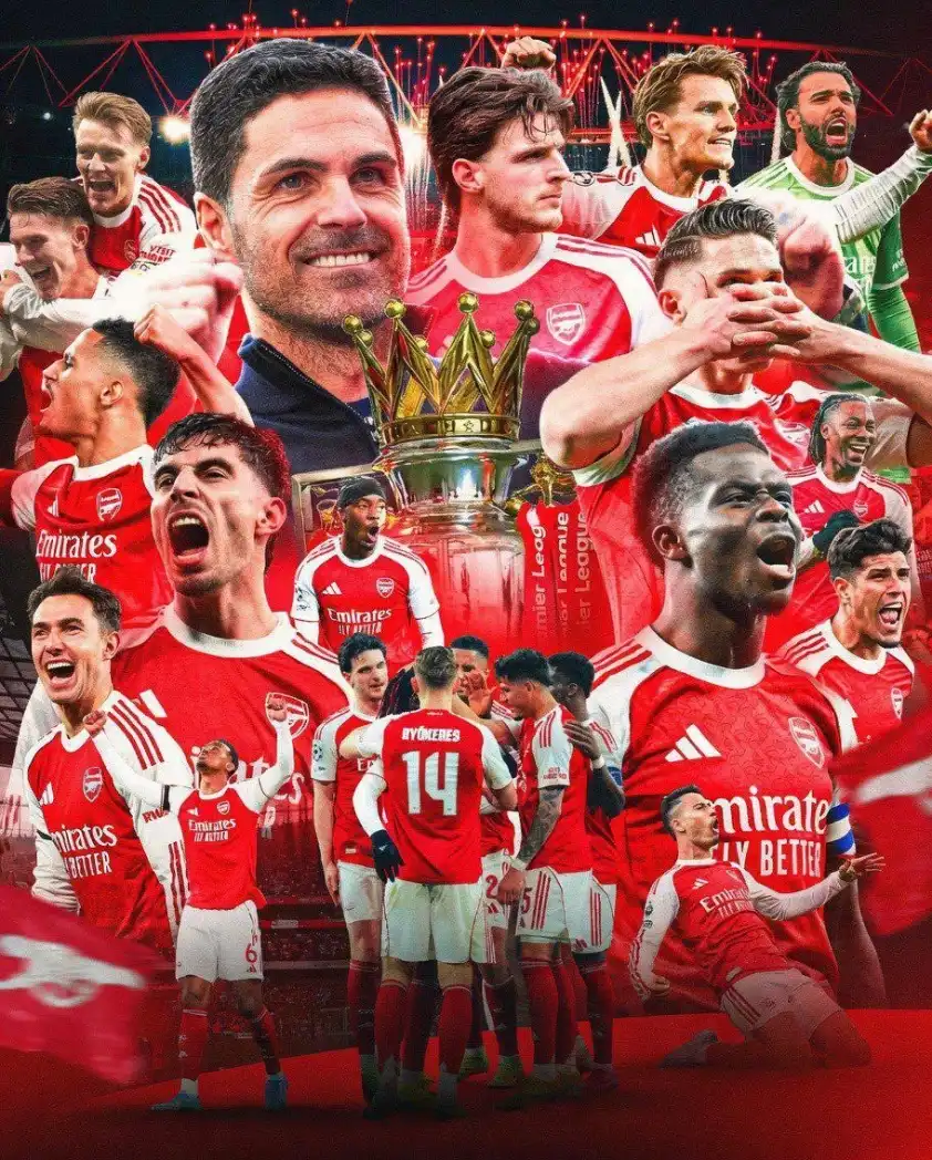 Arteta cực kỳ cảm xúc sau chức vô địch lịch sử của của Arsenal.